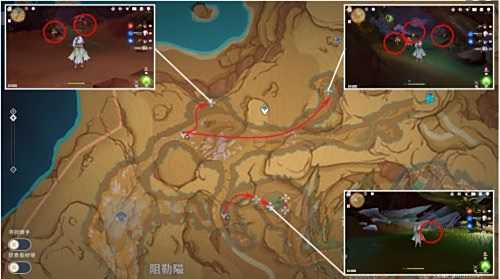 《原神》悼灵花分布位置收集路线图一览