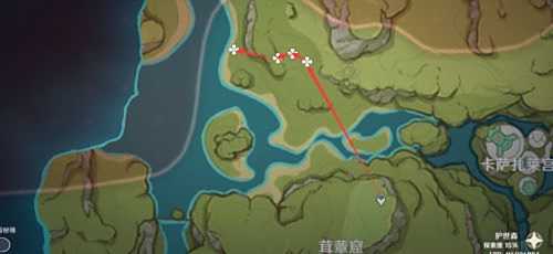 《原神》香辛果采集地点采集路线图攻略