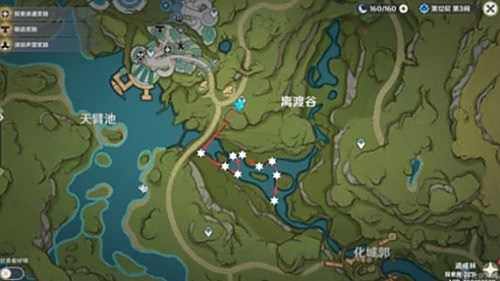 《原神》月莲最新位置分布及采集路线分享