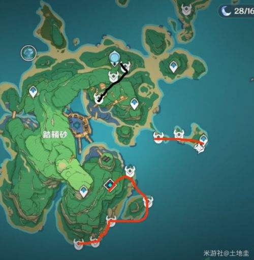 《原神》破旧的刀鐔分布位置及收集路线分享