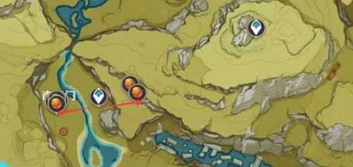 《原神》烈焰花花蕊采集点采集路线分享
