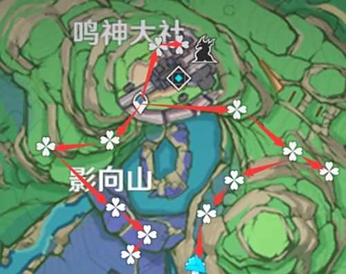 《原神》鸣草位置分布及采集路线攻略