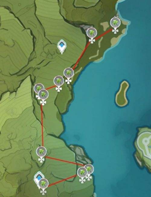 《原神》薄荷分布位置及最佳采集路线攻略