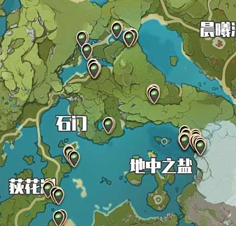 《原神》莲蓬采集路线及分布位置大全