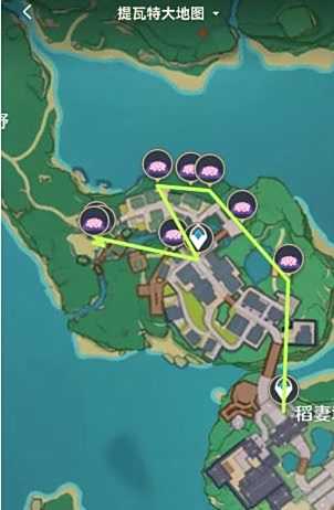《原神》绯樱绣球最佳采集路线分享