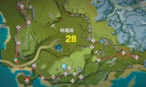 《原神》琉璃袋分部位置及采集路线一览