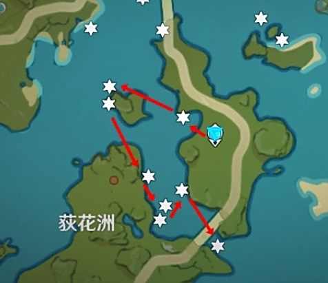 《原神》马尾最佳采集路线分享2024