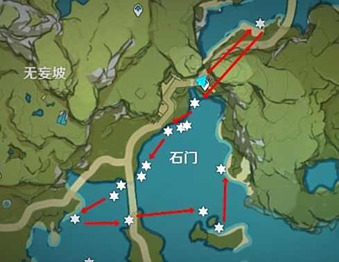 《原神》马尾最佳采集路线分享2024