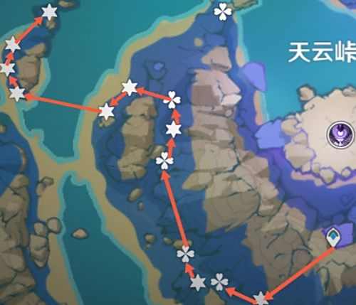 《原神》天云草实位置及采集路线分享