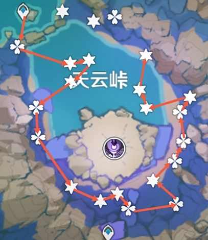 《原神》天云草实位置及采集路线分享