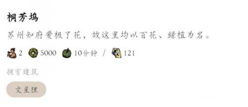 《江南百景图》桐芳坞最佳布局方案分享