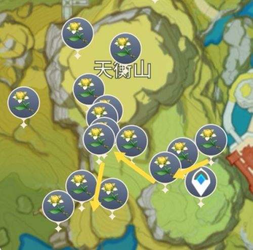 《原神》甜甜花采集位置最佳采集路线分享
