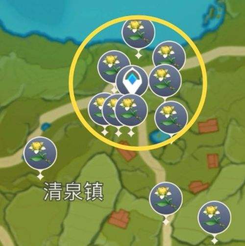 《原神》甜甜花采集位置最佳采集路线分享