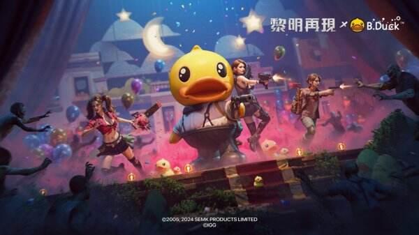 《黎明再現》×《B.Duck小黃鴨》聯動合作登場,療癒小黃鴨陪你一起對抗末日