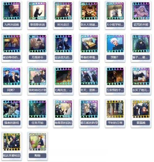 《咒術迴戰幻影夜行》哪張回想卡最強 回想卡強度完整排行