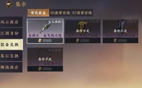 商店物品購買建議