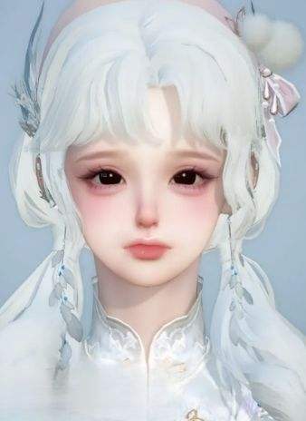 《逆水寒手遊》台服捏臉數據|白發蘿莉臉部數據|捏臉導入教程