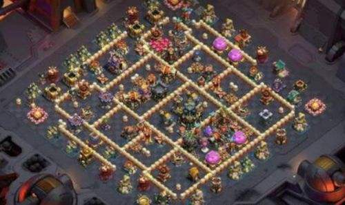 《部落沖突》17本最強陣型|17本陣型鏈接|陣型導入教程