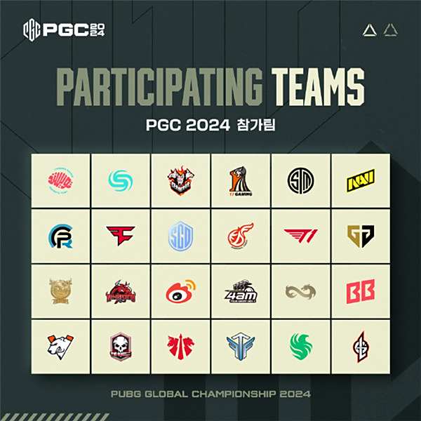 PUBG PGC2024全球總決賽火熱開賽， PCL賽區 6 支戰隊 強勢出征 ！ 