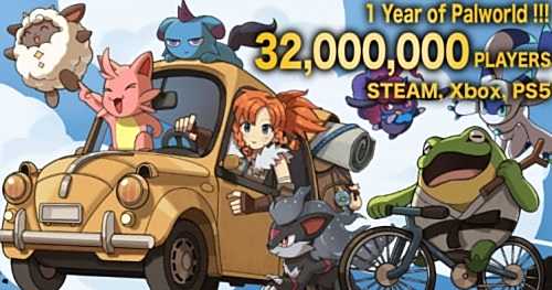 《幻獸帕魯》全平台玩家已經超過了3200萬人