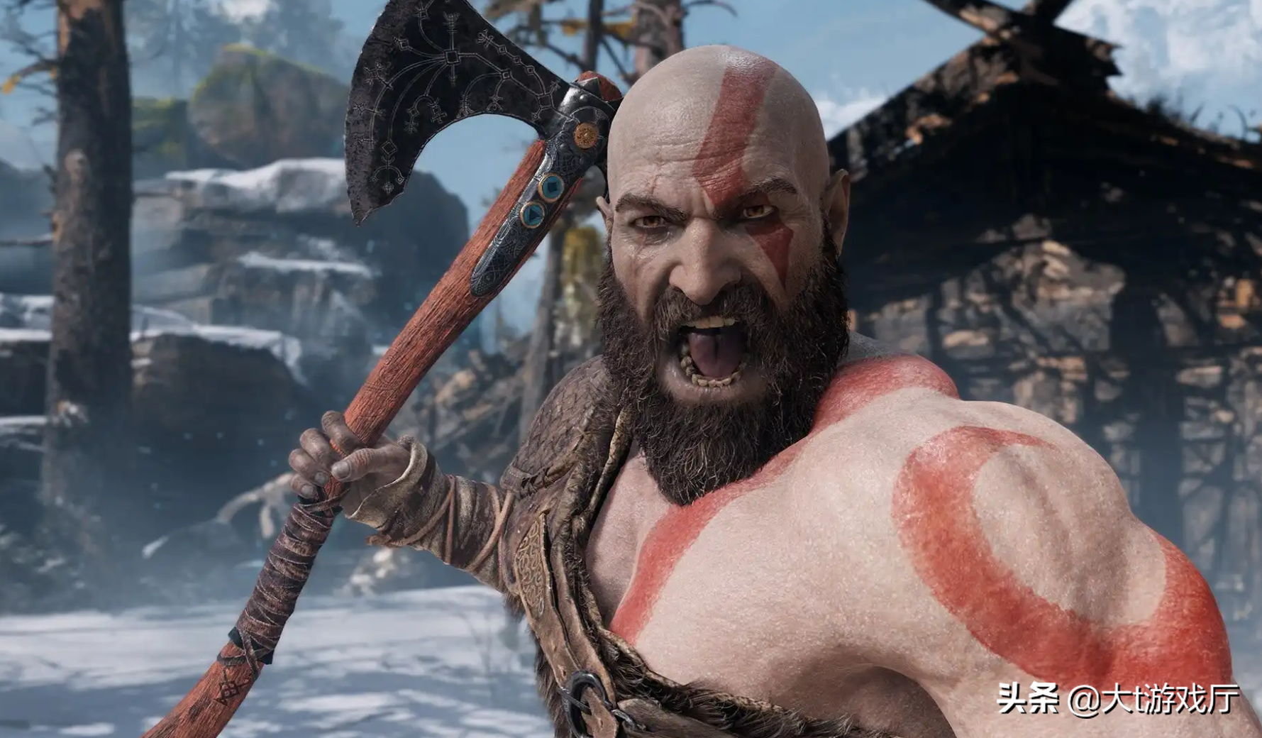 2,《战神4》这部游戏的画质方面也很不错,别看它是2015年的游戏,但是